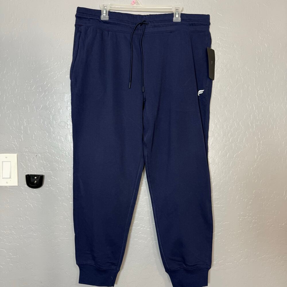 Fabletics The Year Round Terry Jogger, Navy Blue, XXL